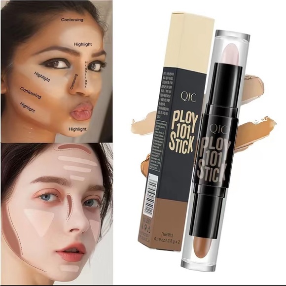 2 In 1 Concealer Sticks 3D High Gloss Concealer Pen Long Lasting Waterproof - Picture 2 of 7